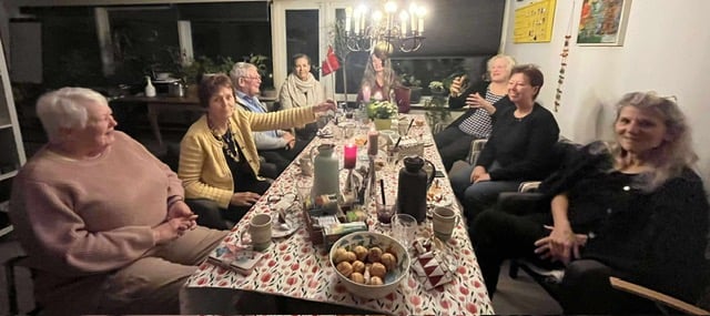 Flaget er rejst for NLP - og der er rigtig god stemning og masser gode snakke om NLP 